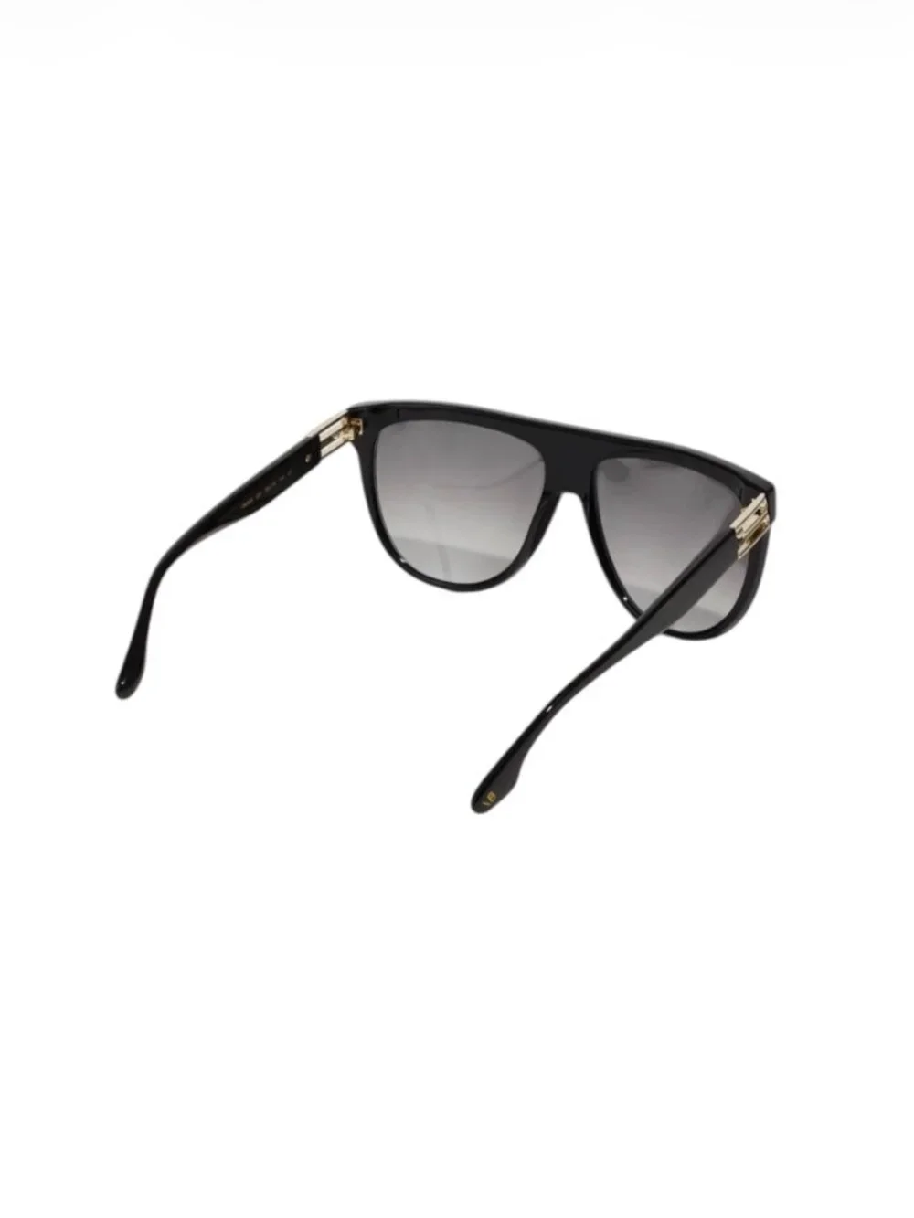 Victoria Beckham Flat Top Aviator Sunglasses| Black